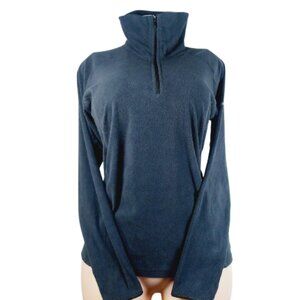 Columbia Women's Black Long Sleeve Mock Neck Fleece Pullover Jacket Size M